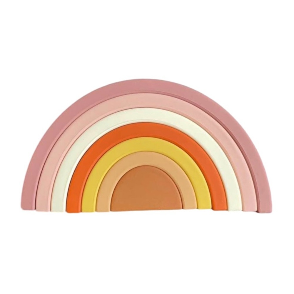 Silicone Rainbow Stacker Toy​